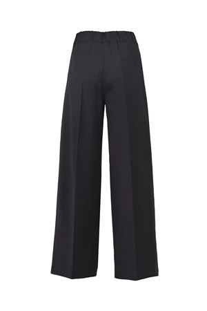 Wide-leg trousers in blue wool twill SEMI COUTURE | Y5WI36K921